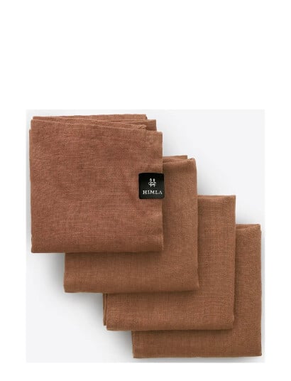 Himla Sunshine Napkin Brown 45X45CM Himla Sunshine Napkin Brown 45X45CM