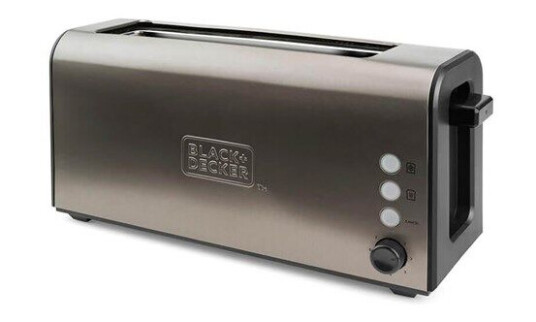 Black & Decker Brdrister Toaster Long Slot Brushed