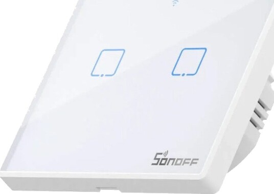 Sonoff T2eu2c-tx Wifi Veggbryter (2-knapp) Sonoff T2eu2c-tx Wifi Veggbryter (2-knapp)