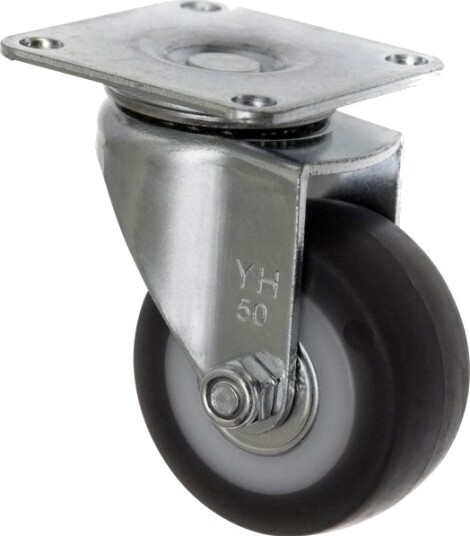 Toolcraft To-5137866, Svart, Metallisk, 50 Kg, Termoplastisk Elastomer (Tpe), 1 Stykker, 5 Cm