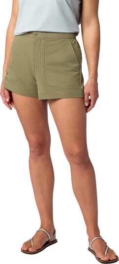 Marmot Women"s Airexchange Upf 40 Short 4" Olive Grove L