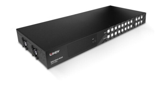 Lindy 8x8 HDMI 4K60 Matriseswitch for 8 UHD Kilde- og Skjermenheter