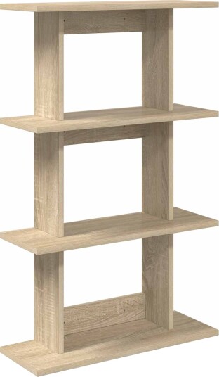 vidaXL Vegghylle Veggmontert Sonoma eik 56 x 20 x 90 cm Konstruert tre