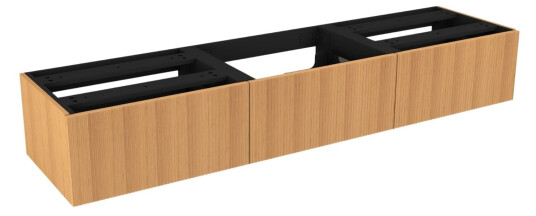 Vikingbad MIE Demi Bølge Servantskap 180 3x60X46x29cm Eik / 180cm Dobbel