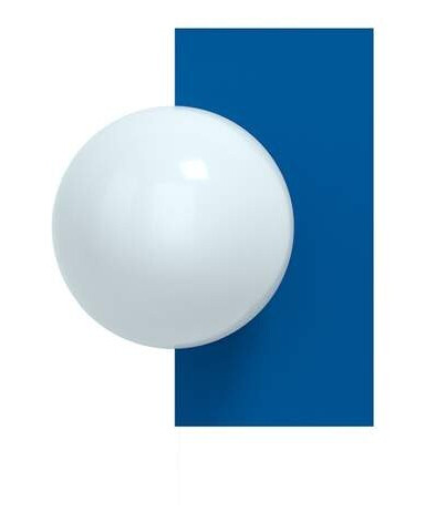 Swedish Ninja - Candy Little Rectangle S Vegglampe Electric Blue Swedish Ninja
