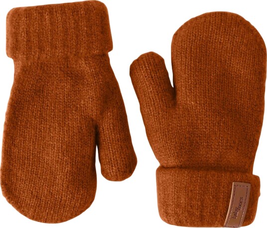 BabyMocs Strikkede Votter, Rust, 3-7 år BabyMocs Strikkede Votter, Rust, 3-7 år