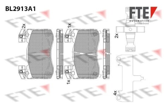 Bremseklosser FTE 9011155 Bremseklosser FTE 9011155