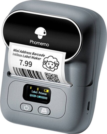 Phomemo M110 B??rbar Etikettprinter   Grå?