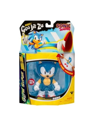 Goo Jit Zu Glow Surge Sonic Actionfigur i Plast