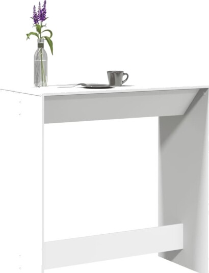  Barbord hvit 102x50x103,5 cm konstruert tre 8721158387158