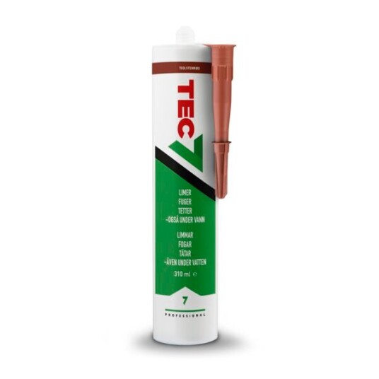 Tec7 Fugemasse Teglsteinsrød 310ml Tec7 Fugemasse Teglsteinsrød 310ml