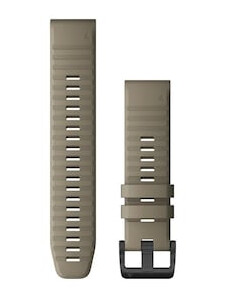 Garmin QuickFit Silikonreim 22mm (mørk sandstein)