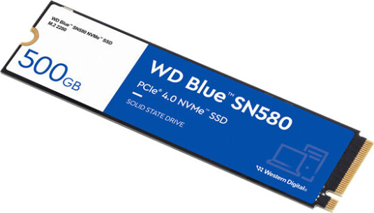 WD Blue SN580 SSD - 500GB - PCI-E 4.0 - M.2 2280