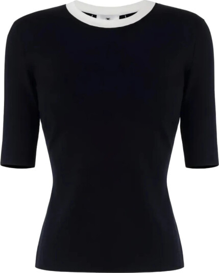 Elisabetta Franchi Dame Strikkevarer Svart L,