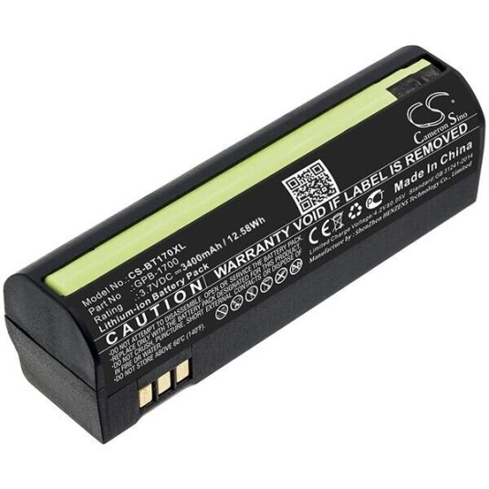 Globalsat GSP-1700 Satellite Phone batteri (3400 mAh 3.7 V, Sort)