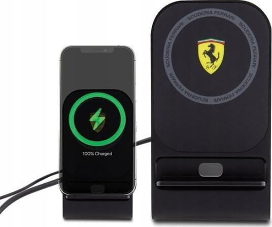 Ferrari Fin. Induksjon Femfbmalk 15W Sort/Svart 2023 Collection Magsafe