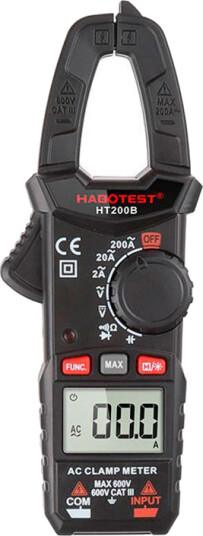 Habotest HT200B Digital tangmultimeter (AC V/DC V) Habotest HT200B Digital tangmultimeter (AC V/DC V)