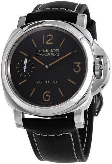 Panerai Herreklokke PAM00915 Luminor Sort/Lær Ø44 mm