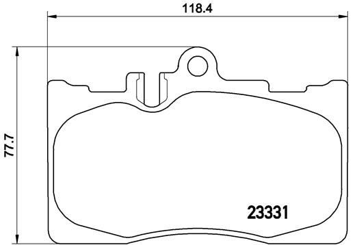 Bremseklosser BREMBO P 83 058 Bremseklosser BREMBO P 83 058