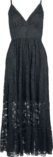 Gothicana by EMP Goth Lang kjole Dark Romance M til XXL Damer svart