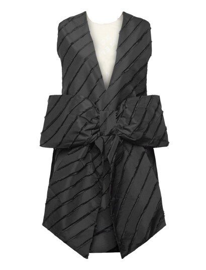 Stella Nova Mini Dress With Bow Detail Black 40