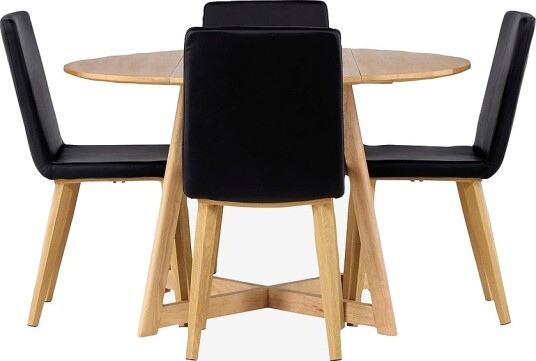 Venture Home Spisegruppe Yadikon med 4 stk stoler Today Brun Venture Home Spisegruppe Yadikon med 4 stk stoler Today Brun