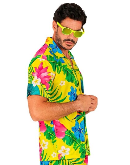 Tropisk Gul Hawaii Skjorte Tropisk Gul Hawaii Skjorte
