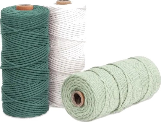 Makramégarn 3 Farger 3 mm x 100 m Makramégarn 3 Farger 3 mm x 100 m