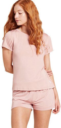 Boody Goodnight Sleep Tee Dusty Pink   Str. L