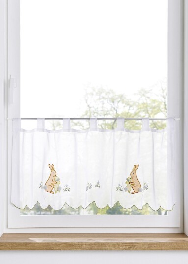 Bonprix Panelgardin med broderi 1-pack false