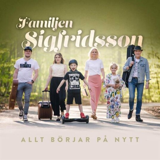 Familjen Sigfridsson Allt börjar på nytt CD Familjen Sigfridsson Allt börjar på nytt CD