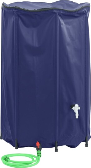  Vanntank med kran sammenleggbar 1000 L PVC
