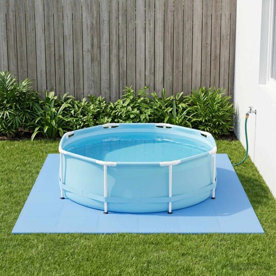 vidaXL Bassenggrunnmatte 40 stk. Blå 14,4 m² EVA Skum