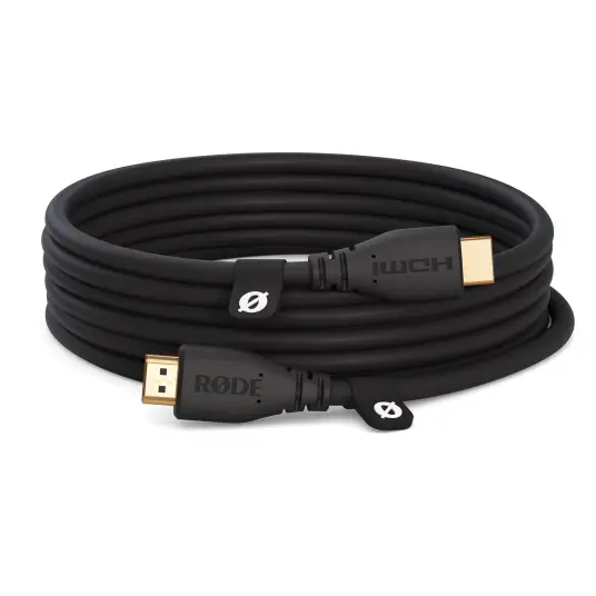 Røde HDMI-Kabel 3m Black 3m Sort