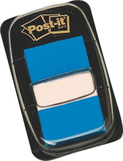 Post It Post It Bokmerker 25 X 43 Mm 680 2 Blå 50 Ark