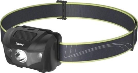 Hama Hl200, Hodebåndslommelykt, Svart, Blå, Gult, Plast, Led, 3 Lamper, 200 Lm