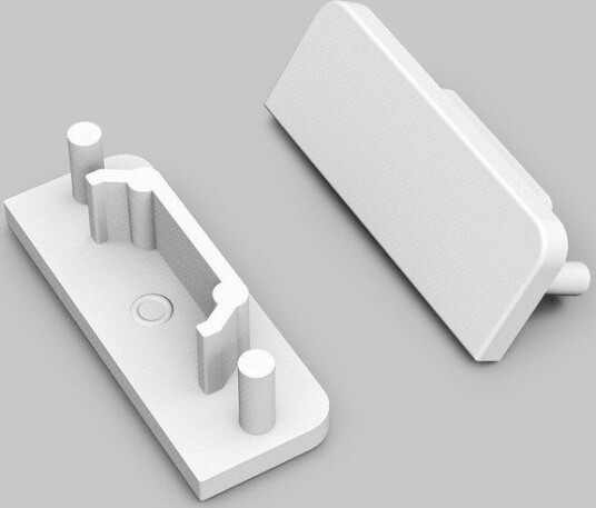 1 stk. Endestykke SURFACE14 GEN2 Hvit 1 stk. Endestykke SURFACE14 GEN2 Hvit