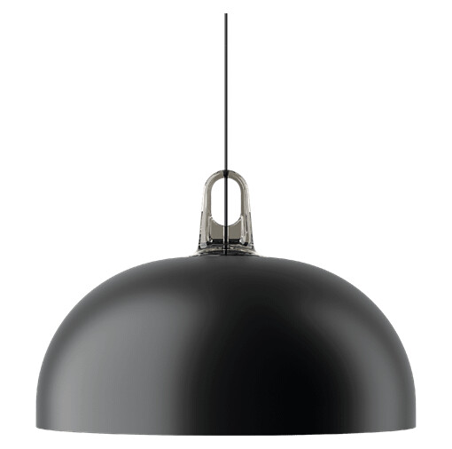Lodes Jim Dome Taklampe Sort/ Hvit/ Grå