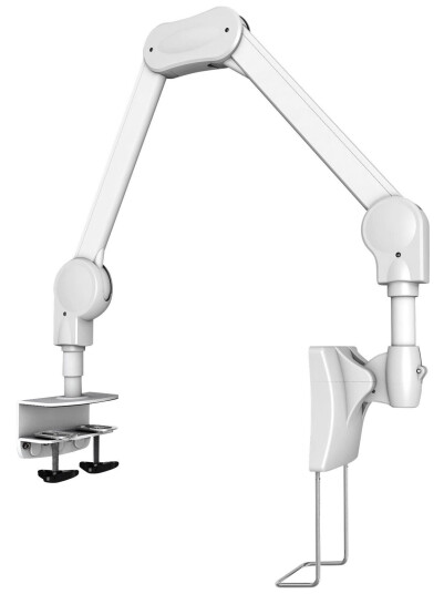 Multibrackets M VESA Full Motion Medical Arm - monteringssett - for TV / monitor - hvit