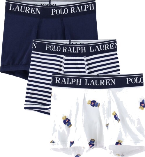 Polo Ralph Lauren Boxershorts   3 pack   Newport Navy   Polo Ralph Lauren Acc   8 11 år (128 146)   Boxershorts Blå Hvit Svart