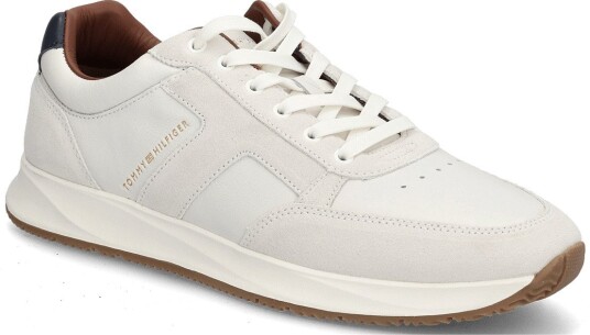 Tommy Hilfiger Elevated Hilfiger Mix Runner ECRU 46 Tommy Hilfiger Elevated Hilfiger Mix Runner ECRU 46