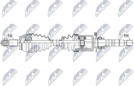 Nty Drivaksel NTY NPW FT 041 Nty Drivaksel NTY NPW FT 041