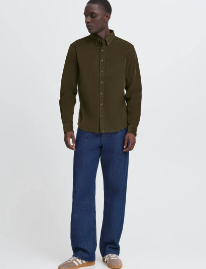 Blend Bhbekir Shirt - Khaki green - XXL Blend Bhbekir Shirt - Khaki green - XXL