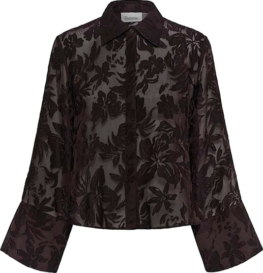 My Essential Wardrobe - Bluse MWEnya Boxy Shirt - Lilla