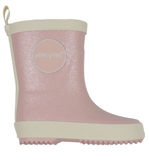 Pom Pom Gumboots Solid - Pink - 28 Pom Pom Gumboots Solid - Pink - 28