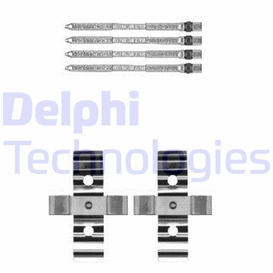 Tilbehørsett, skivebremse belegg DELPHI LX0604