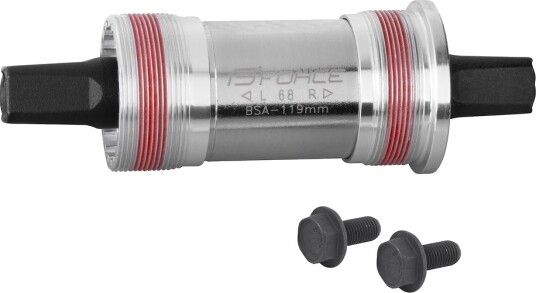 FORCE kranklager BSA 119mm aluminium skål og stålhus og firkantet aksel FORCE kranklager BSA 119mm aluminium skål og stålhus og firkantet aksel