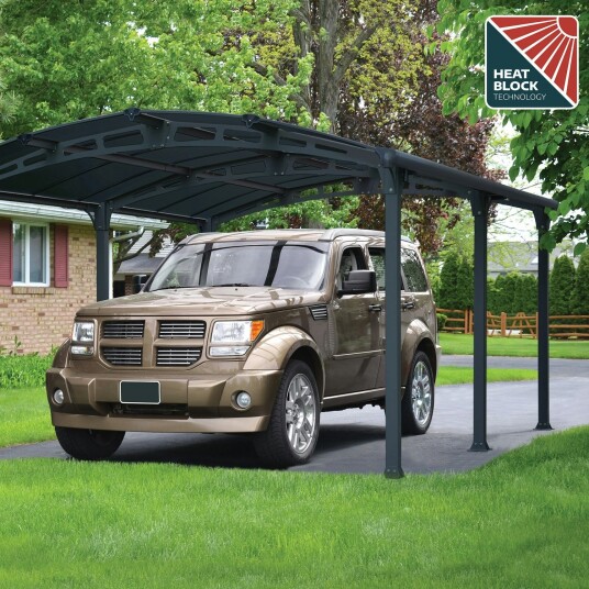 Canopia by Palram Carport Arcadia 649 x 359 cm Grå Canopia by Palram Carport Arcadia 649 x 359 cm Grå