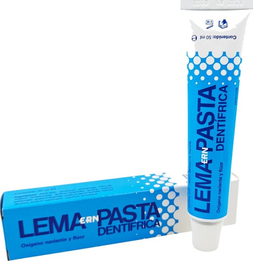 Lema ERN Tannkrem Klassisk oxygen-tannkrem med fluor og intensiv friskhet (50 ml.)