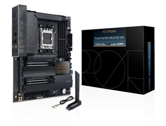 ASUS ProArt X670E-CREATOR WIFI Hovedkort - AMD X670 - AMD AM5 socket - DDR5 RAM - ATX